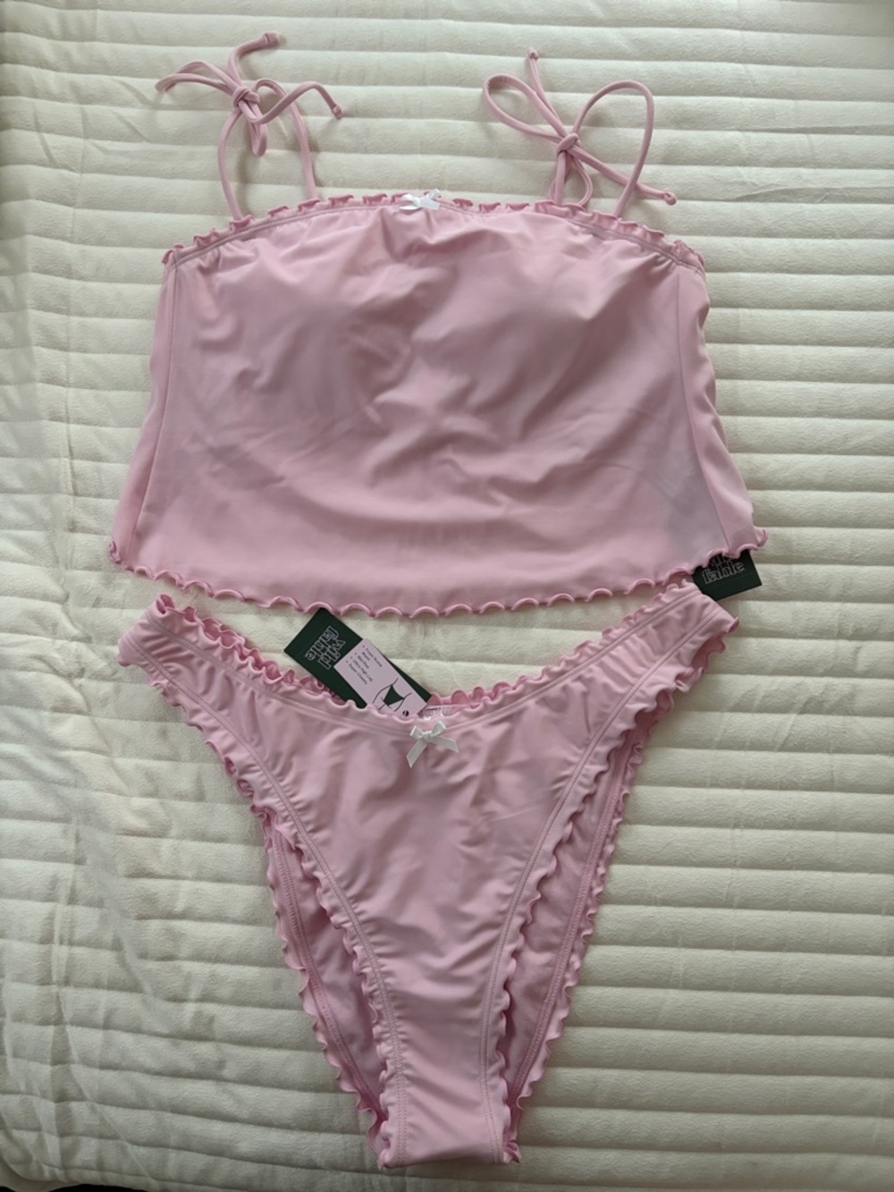 Light Pink Bathing Suit Set